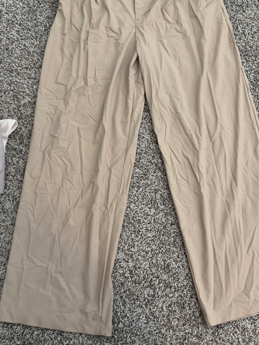 Old Navy Tan Elastic Waist Wide-Leg Pants